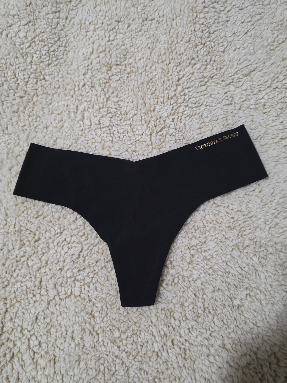 Victoria's Secret Seamless Black Thong